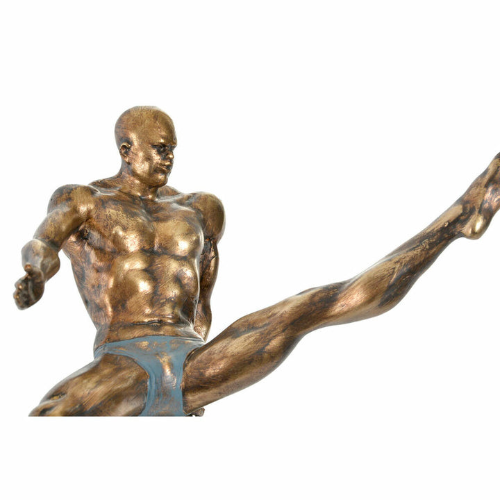 Goldene Turner-Figur aus Harz von DKD Home Decor, moderne Deko. - homely Family Shop