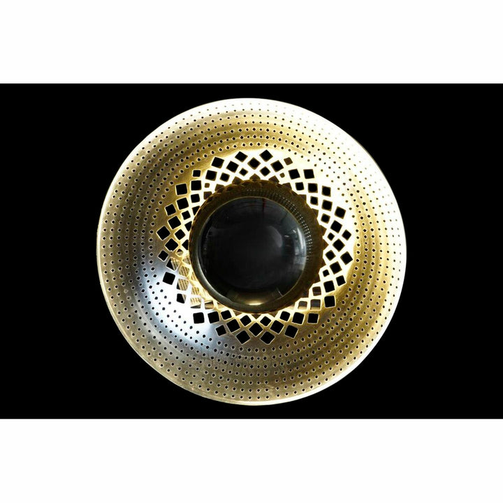 Goldene Wandleuchte mit Indianer Muster aus Metall - Homely Family Shop