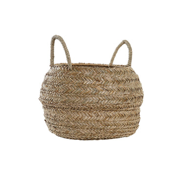 Dekorativer DKD Home Decor Korb aus Seegras im Boho-Stil. - homely Family Shop