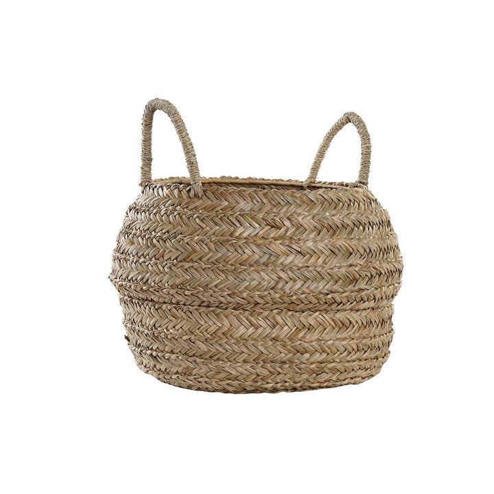 Dekorativer DKD Home Decor Korb aus Seegras im Boho-Stil. - homely Family Shop