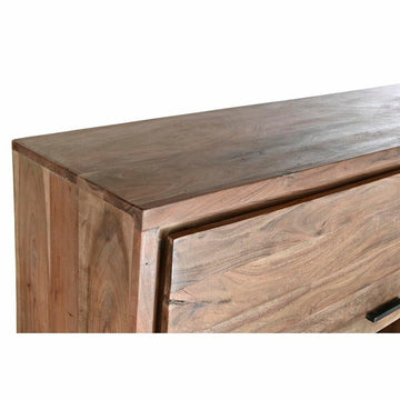 Nahaufnahme von braunem Akazienholz Schrank von DKD Home Decor - homely Family Shop