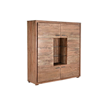 DKD Home Decor Schrank aus Akazienholz mit Kristall Details - homely Family Shop