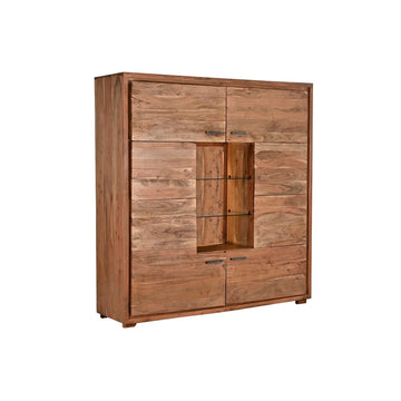 DKD Home Decor Schrank aus Akazienholz mit Kristall Details - homely Family Shop