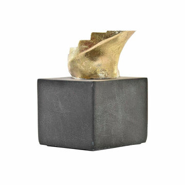 Moderne Deko-Figur mit goldener Leiter auf dunklem Grau - Homely Family Shop