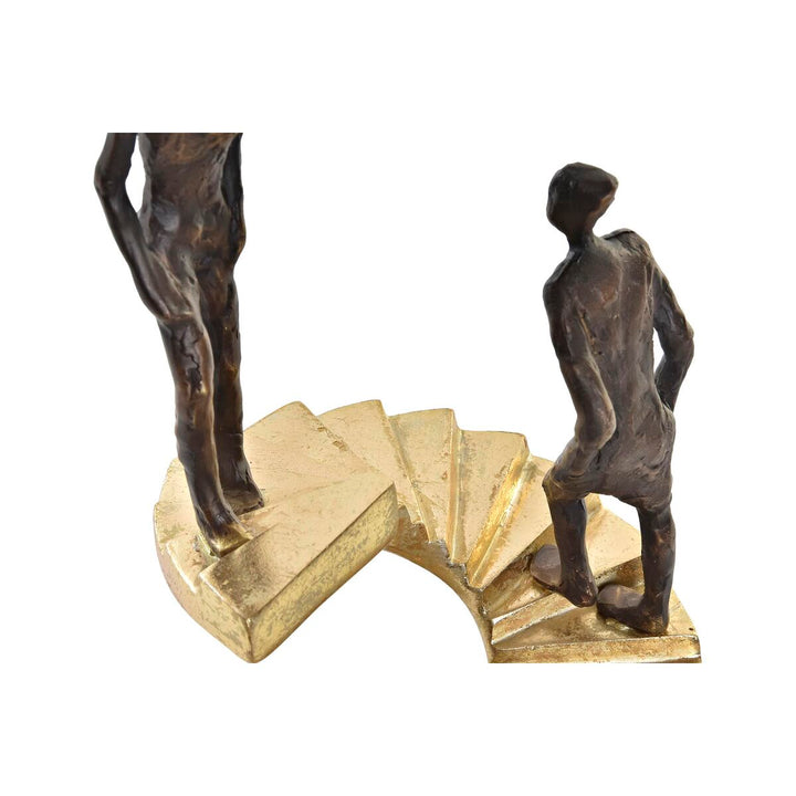 DKD Home Decor Harz Figur mit goldener Leiter, modernes Design - homely Family Shop