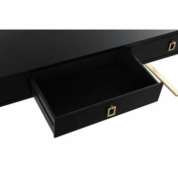 DKD Home Tisch mit Schublade, Metall-Akzenten und Holz Design - homely Family Shop