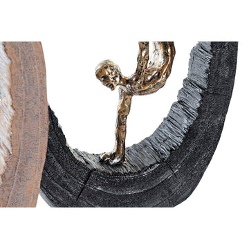 DKD Home Decor: Schwarze Gold Deko-Figur, modernes Design - Homely Family Shop