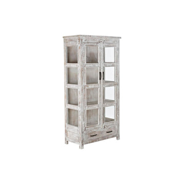 DKD Home Decor Vitrine aus Mango-Holz und Kristall mit Schubladen - homely Family Shop