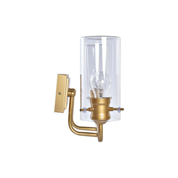 Moderne DKD Wandleuchte mit Kristall und goldenem Metall - Homely Family Shop