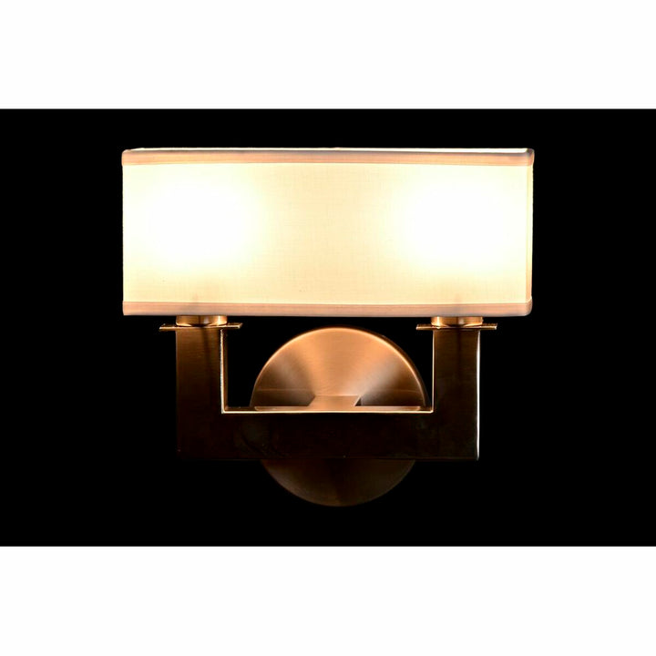 DKD Home Wandleuchte mit weißem Polyester Schirm - homely Family Shop