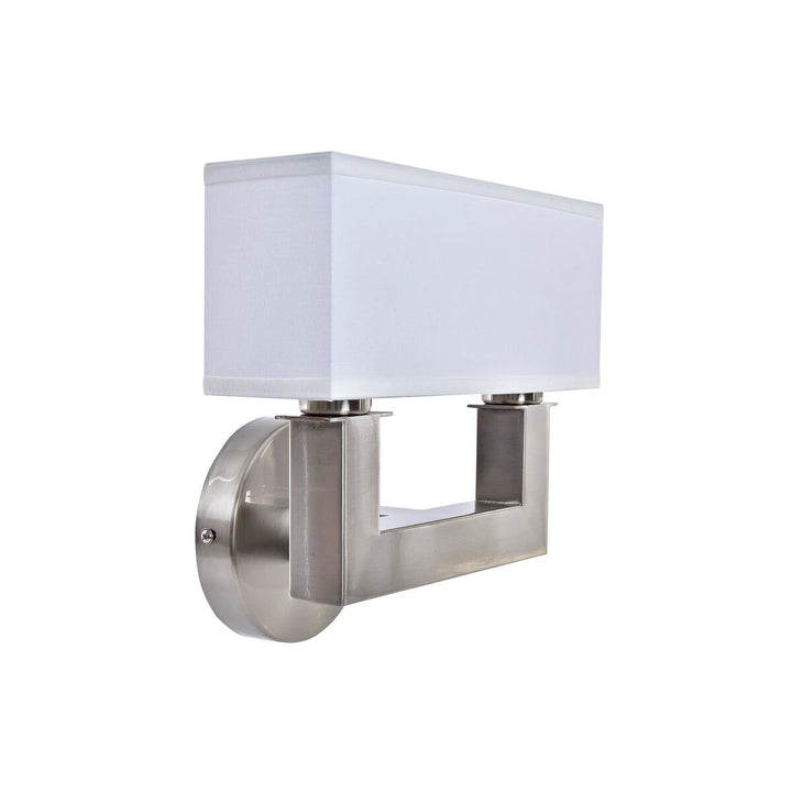DKD Home Wandleuchte mit Metallrahmen und weißem Lampenschirm - Homely Family Shop