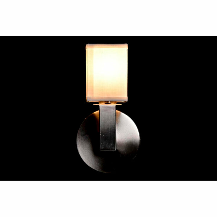DKD Home Decor Wandleuchte mit Metallfuß und weißem Lampenschirm - Homely Family Shop
