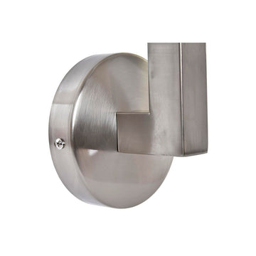 Nahaufnahme der silberfarbenen Metall-Wandleuchte von DKD Home Decor - homely Family Shop