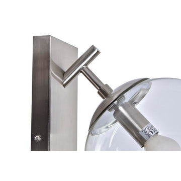 DKD Home Wandleuchte mit Kristall und Metall in Silber - homely Family Shop