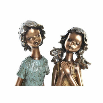 DKD Home Kinderfiguren in Rot, Gold und Türkis. Deko-Figur - homely Family Shop