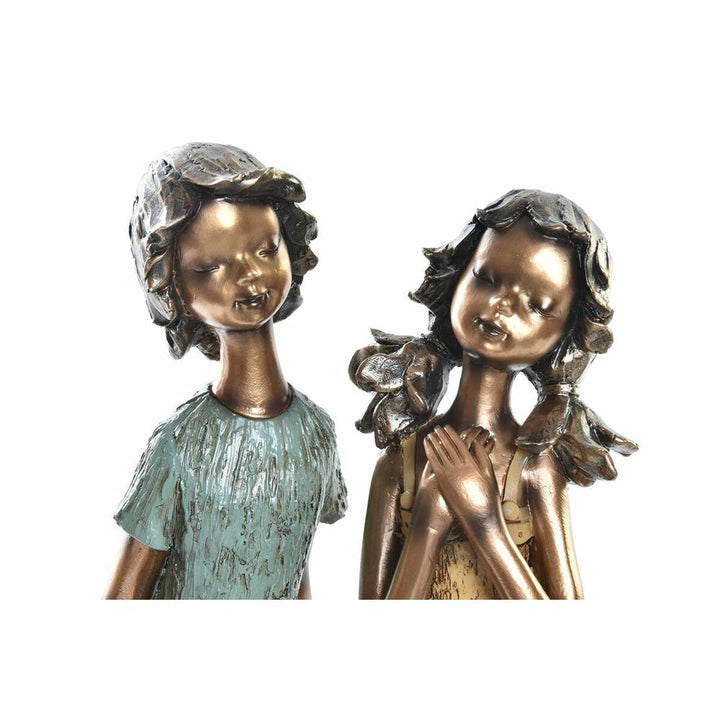 DKD Home Kinderfiguren in Rot, Gold und Türkis. Deko-Figur - homely Family Shop