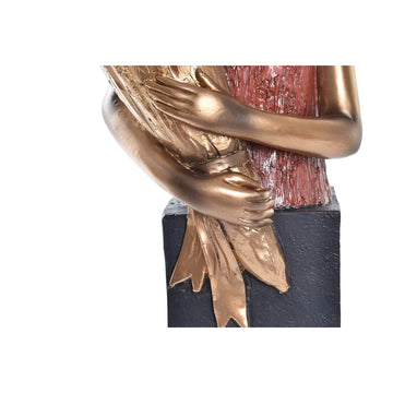 DKD Home Decor Figur in Rot und Gold, 21x13x36 cm - homely Family Shop