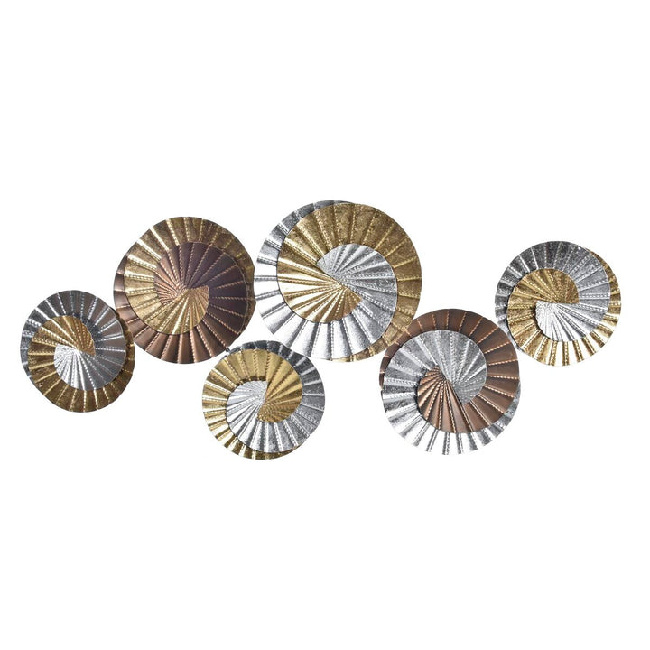 DKD Home Wanddeko aus Metall mit bunten Spiralen im orientalischen Stil - homely Family Shop