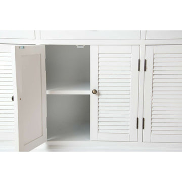 DKD Home Dekor Anrichte aus Tanne Holz mit weißen Türen - Homely Family Shop