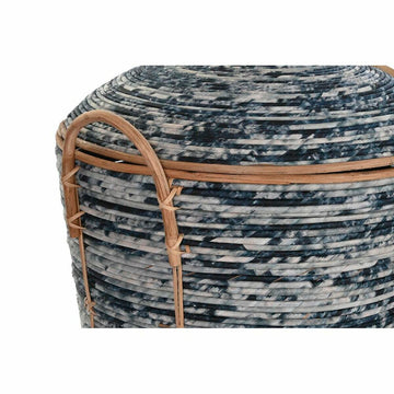 DKD Home Deko Rattan Korbset im Boho Stil mit Deckel und Griff - homely Family Shop