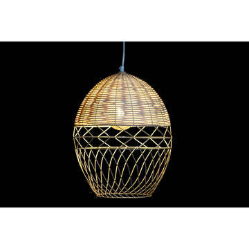 DKD Deckenlampe mit Rattan und Metall Details - homely Family Shop
