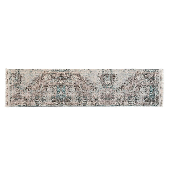 Bunter DKD Home Decor Teppich im abgenutzten Araber Design aus Kunststoff.