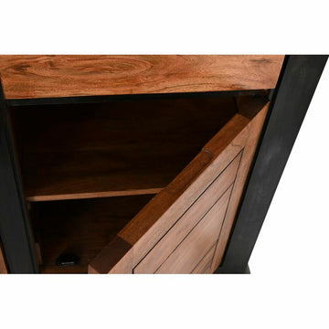 DKD Home Decor Anrichte aus Akazienholz mit offener Tür - homely Family Shop