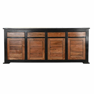 DKD Home Decor Anrichte aus Akazienholz mit schwarzen Rahmen - homely Family Shop