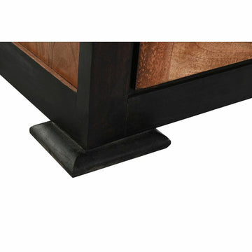 Detail der schwarzen Anrichte aus Akazienholz von DKD Home Decor - homely Family Shop