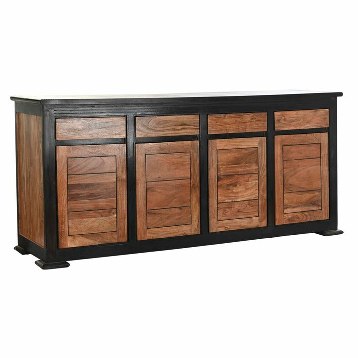 DKD Home Dekor Anrichte aus Akazienholz mit schwarzen Akzenten - homely Family Shop