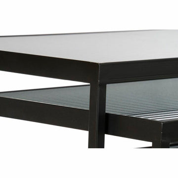 Detailansicht des schwarzen DKD Home Decor Tischchen mit Ablagefläche - homely Family Shop