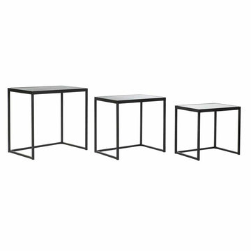 Schwarzes 3er-Set Tischchen von DKD Home Decor - homely Family Shop