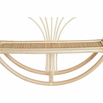 Nahaufnahme: Wandregal mit zwei Rattan Regale - homely Family Shop