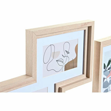Bilderrahmen aus Holz mit Kristall-Print für moderne Wanddeko im Urban Style.