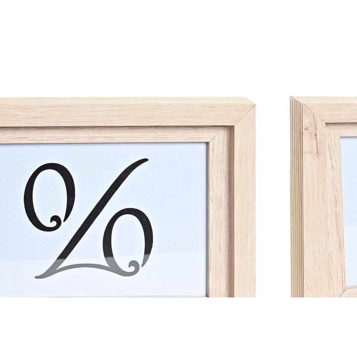 Nahaufnahme: DKD Home Decor Wand-Bilderrahmen aus MDF-Holz mit buntem Kristall Design.
