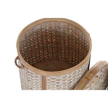 DKD Home Decor Bambus Korb Set mit Deckel, geflochten - homely Family Shop