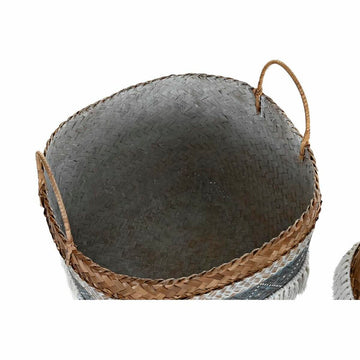 Bambus Korb-Set mit Griffen im Boho-Stil - homely Family Shop