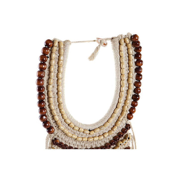 DKD Home Decor Halsband mit Muscheln und Holzperlen - homely Family Shop