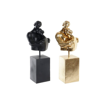 Schwarzes und goldenes Ehepaar Deko Figuren - homely Family Shop