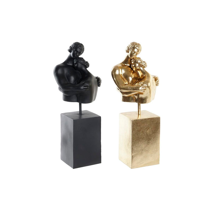 Schwarzes und goldenes Ehepaar Deko Figuren - homely Family Shop