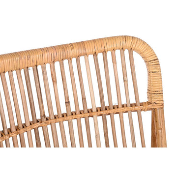 Detailaufnahme des Natur Rattan Esszimmerstuhls von DKD Home Decor - homely Family Shop