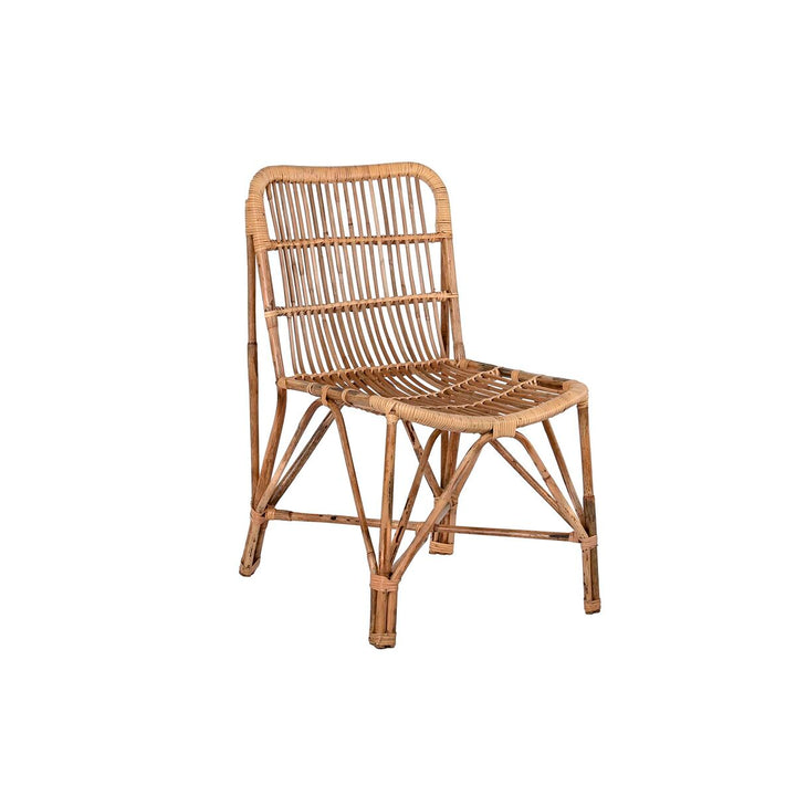 DKD Home Esszimmerstuhl mit Natur Rattan Details - homely Family Shop