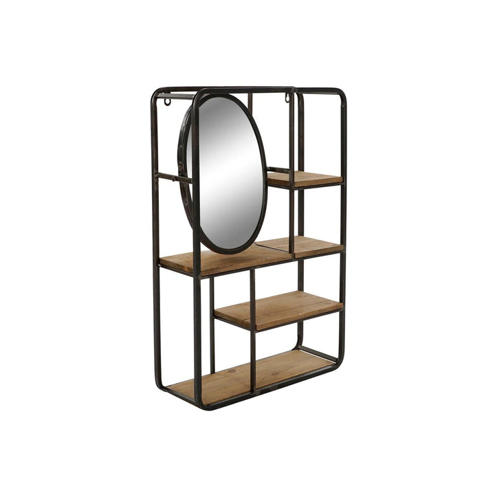 Regal DKD Home Decor mit Holzregalen und Spiegel - homely Family Shop