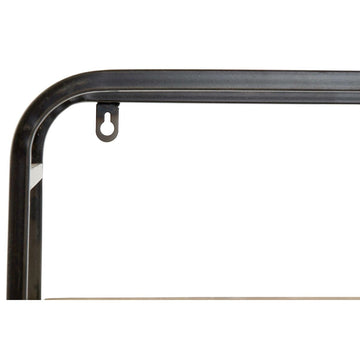 Detailaufnahme des Metall Türhänger Regals mit MDF Platte - homely Family Shop