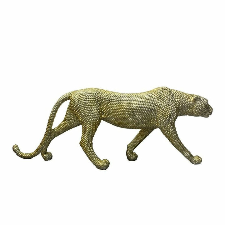 Goldener Leopard Deko-Figur für Zuhause, 120cm - Homely Family Shop