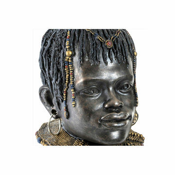Detailreiche Deko-Figur einer Afrikanerin im Kolonialstil - Homely Family Shop