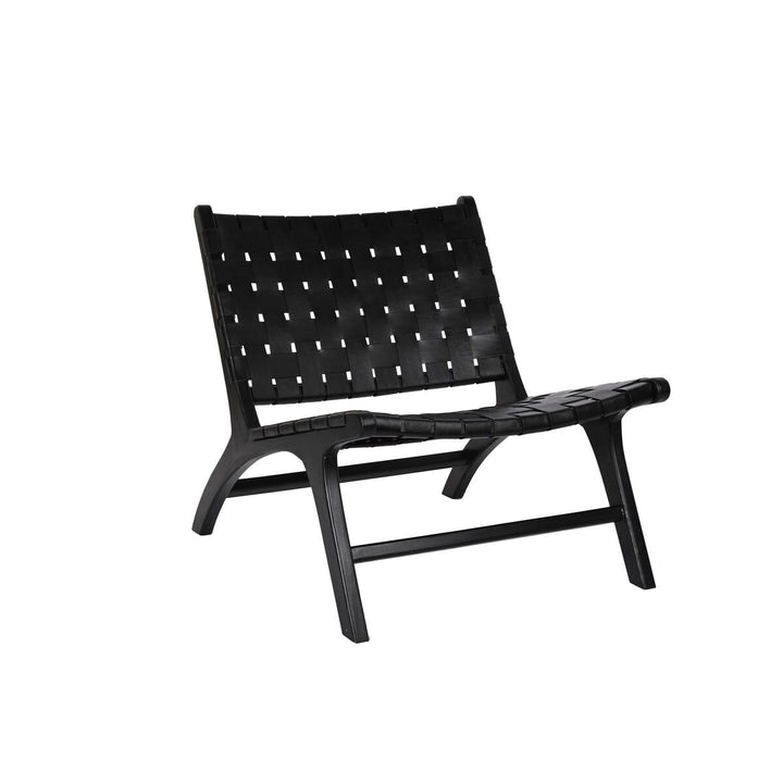 Schwarzer DKD Home Esszimmerstuhl mit Webmuster - Homely Family Shop