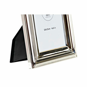 Silberner Metall Fotorahmen im traditionellen Design, 15 x 20 cm. Dekorativer Rahmen.
