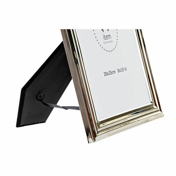 Silberfarbener Fotorahmen aus Metall von DKD Home Decor im traditionellen Design.