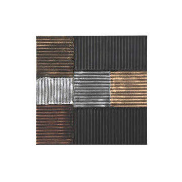 DKD Home Wanddeko mit Holz MDF in Schwarz und Gold - homely Family Shop